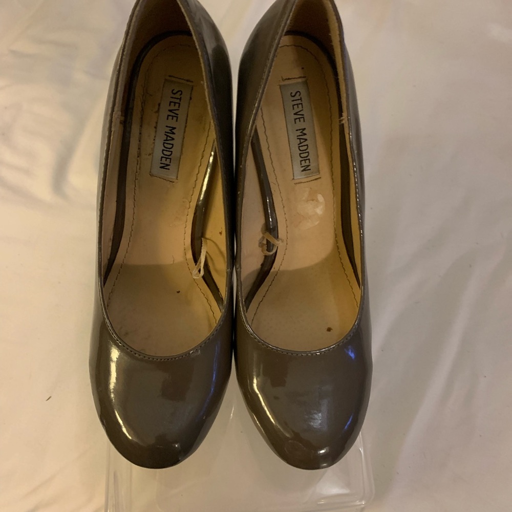 Steve Madden wedges grey slightly worn